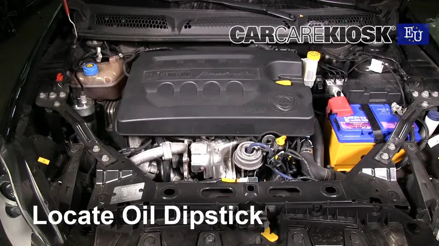 2013 Lancia Delta Oro 1.9L 4 Cyl. Turbo Diesel Oil Check Oil Level